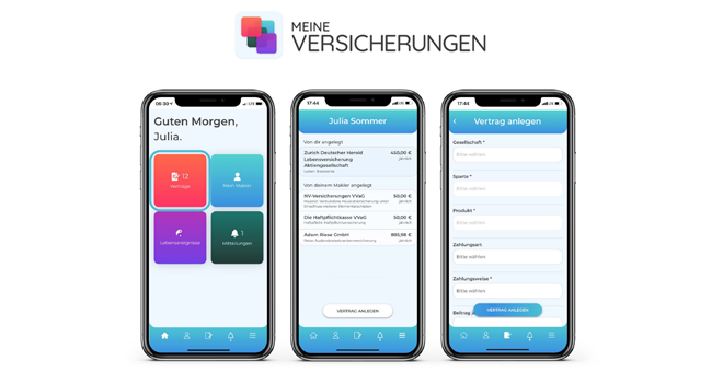 App & Manager Ihrer Versicherungen